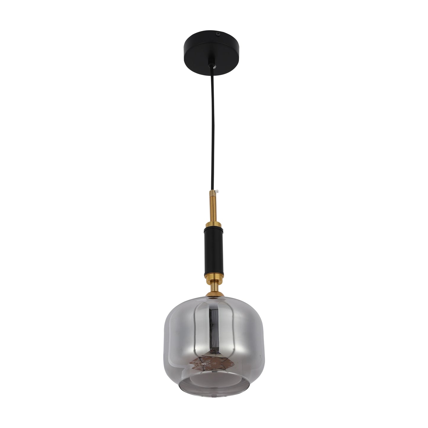 Smoky Eclipse Glass Pendant Light