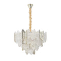 Luxury Gold Crystal Chandelier Dimmable Pendant Light E14