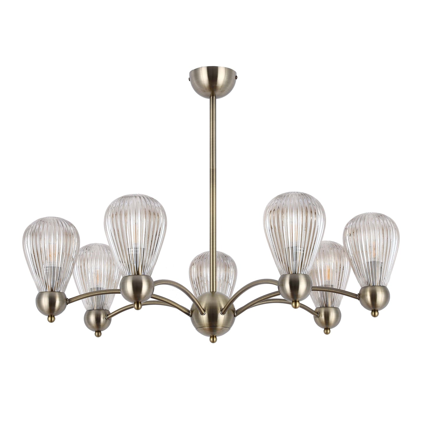Pendant Lamp 68690/7 Antique Brass E14x7