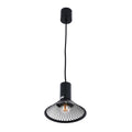 Modern Matte Black Disc Shade Pendant Light, 1 to 8-Light E14