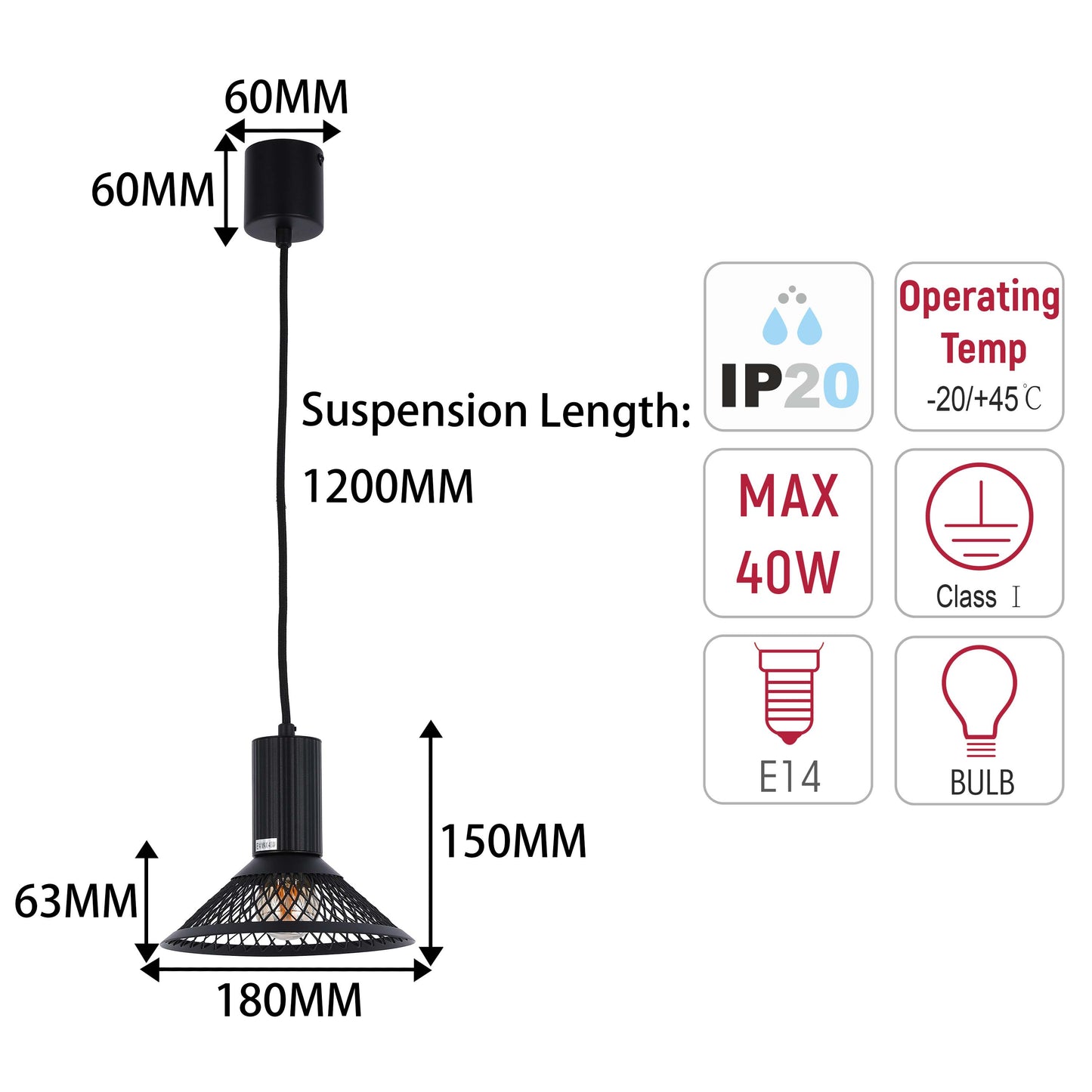 Modern Matte Black Disc Shade Pendant Light, 1 to 8-Light E14