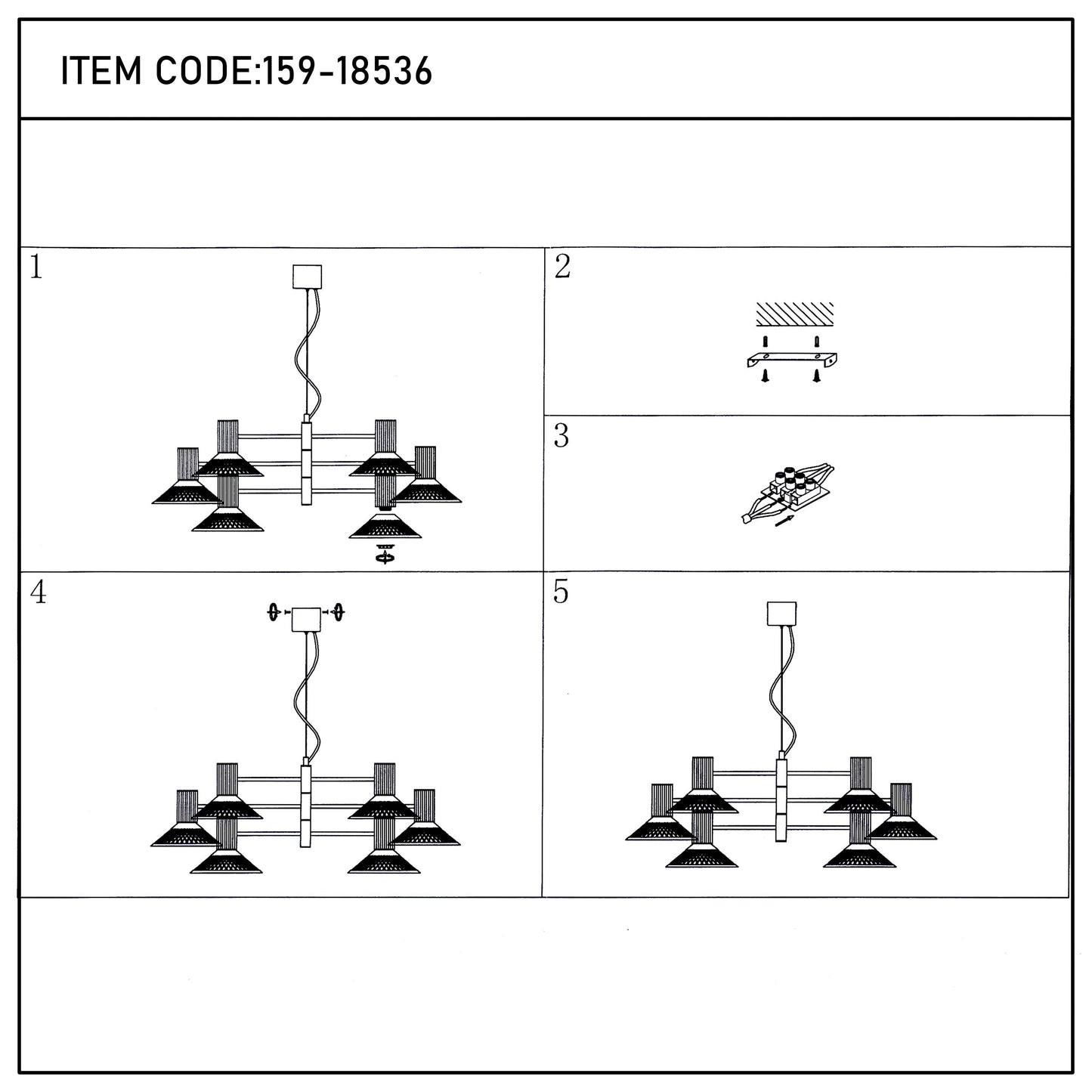 Modern Matte Black Disc Shade Pendant Light, 1 to 8-Light E14