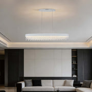 Premium Modern Crystal LED Chandelier, Dimmable with 2.4G Remote, 3CCT