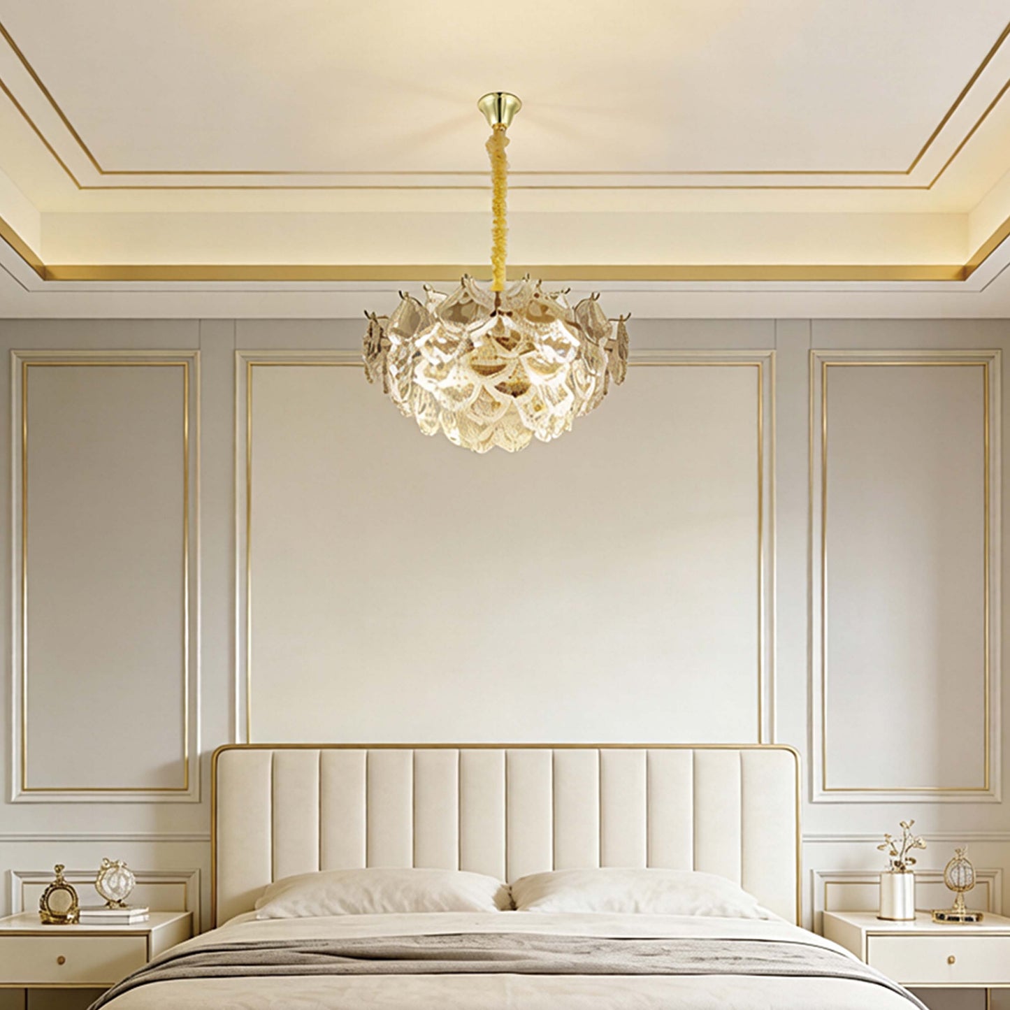 Luxury Gold Crystal Chandelier Collection M2123, 9 to 45 Light E14