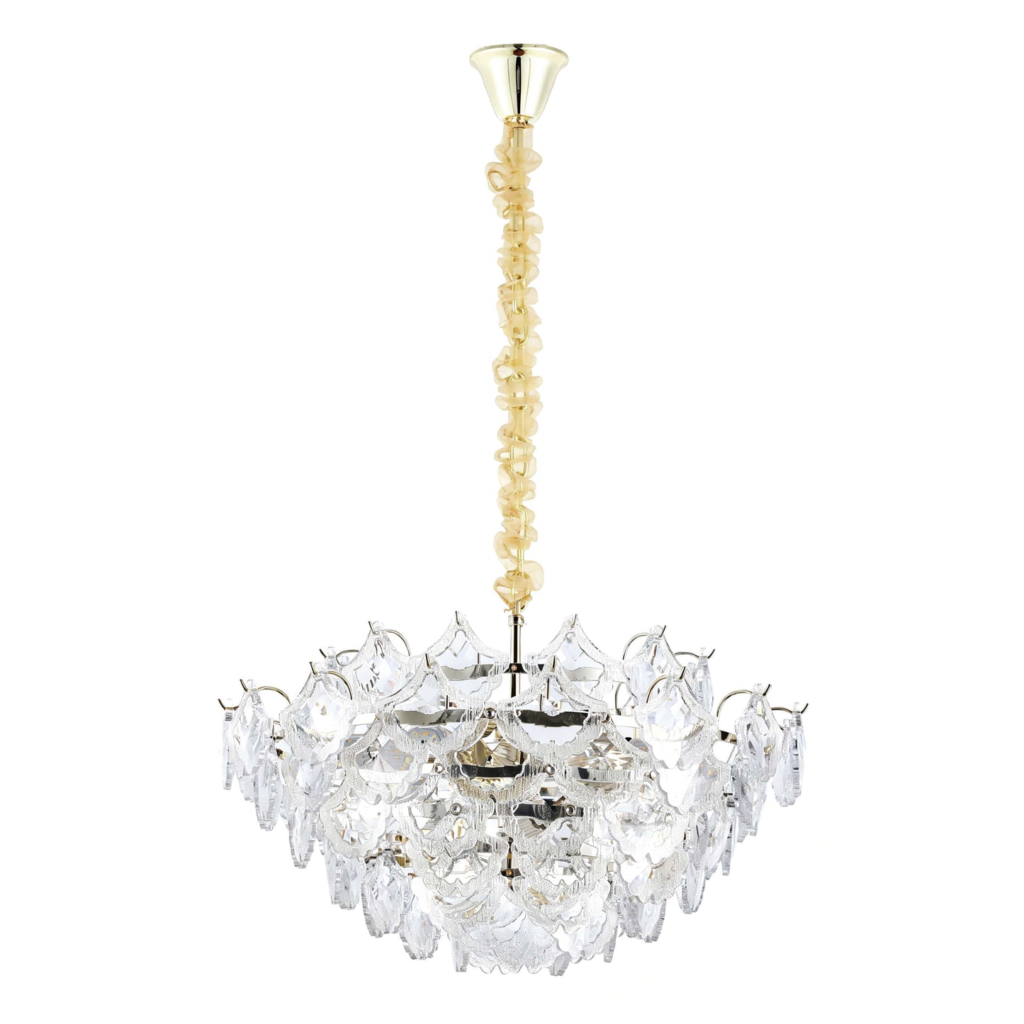 Luxury Gold Crystal Chandelier Collection M2123, 9 to 45 Light E14
