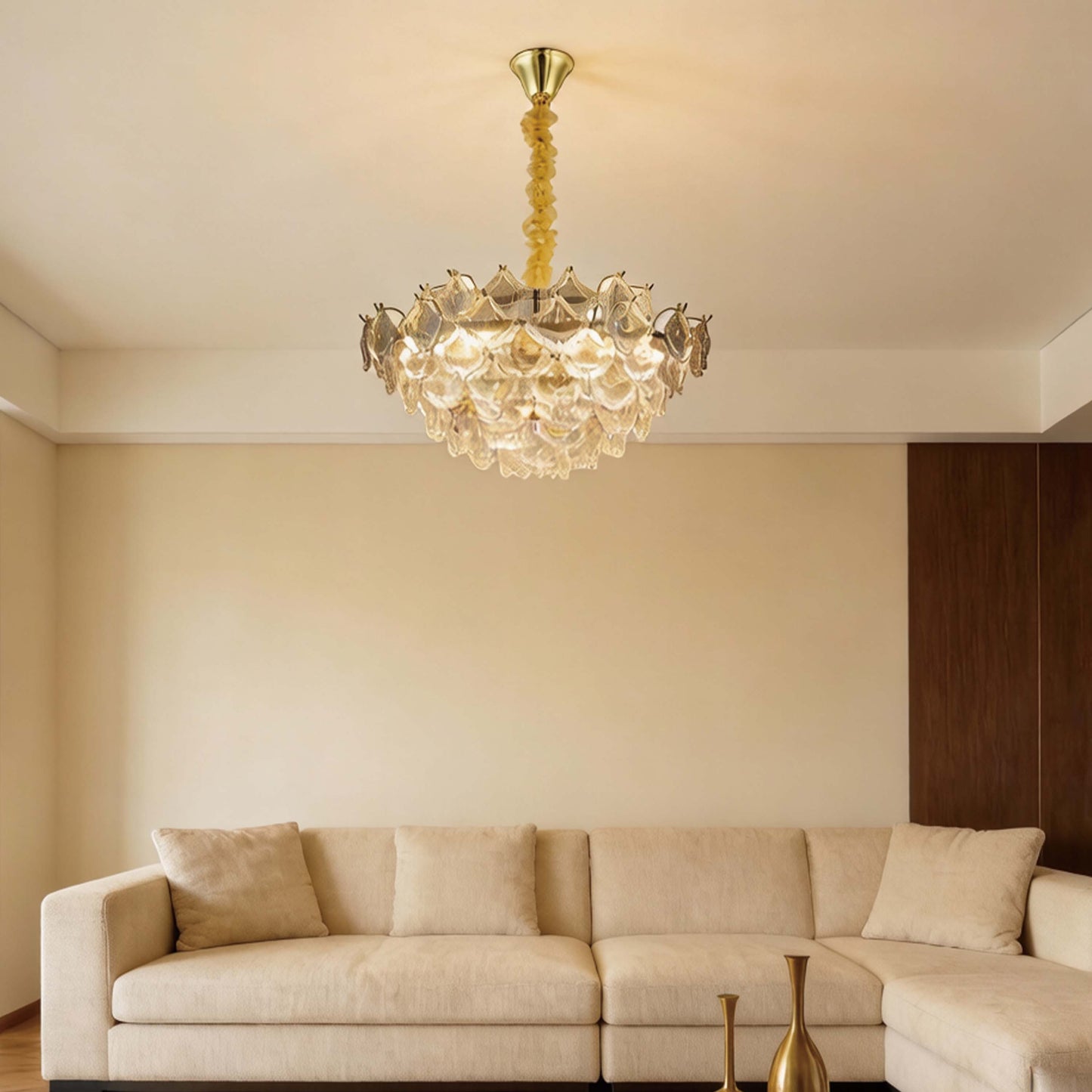 Luxury Gold Crystal Chandelier Collection M2123, 9 to 45 Light E14