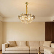 Luxury Gold Crystal Chandelier Collection M2123, 9 to 45 Light E14