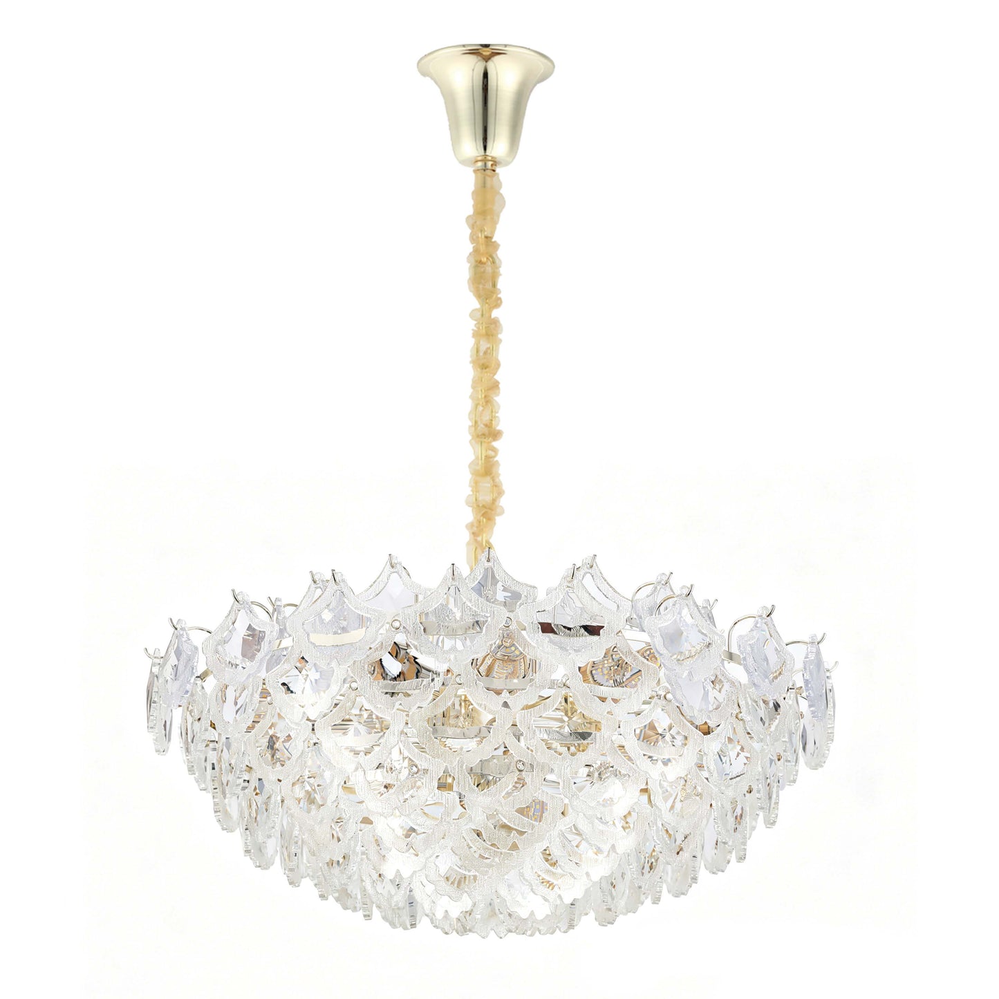 Luxury Gold Crystal Chandelier Collection M2123, 9 to 45 Light E14