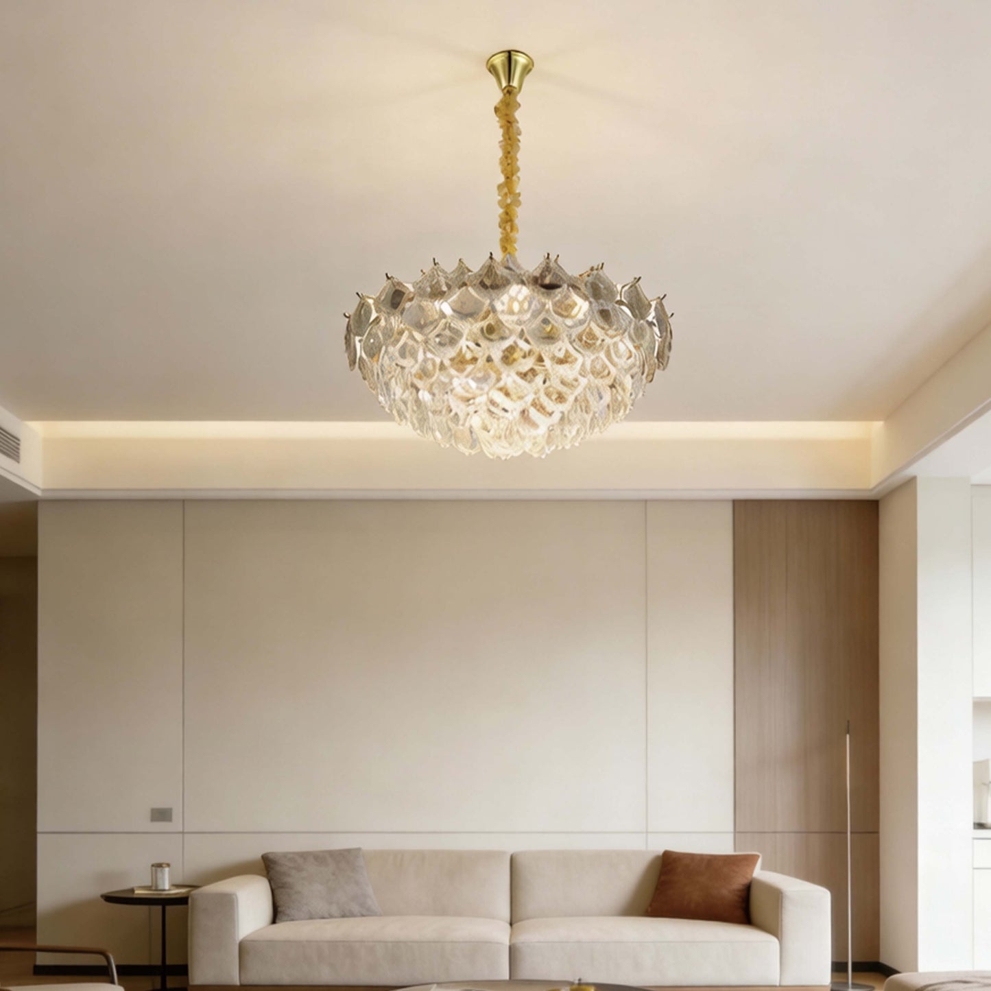 Luxury Gold Crystal Chandelier Collection M2123, 9 to 45 Light E14