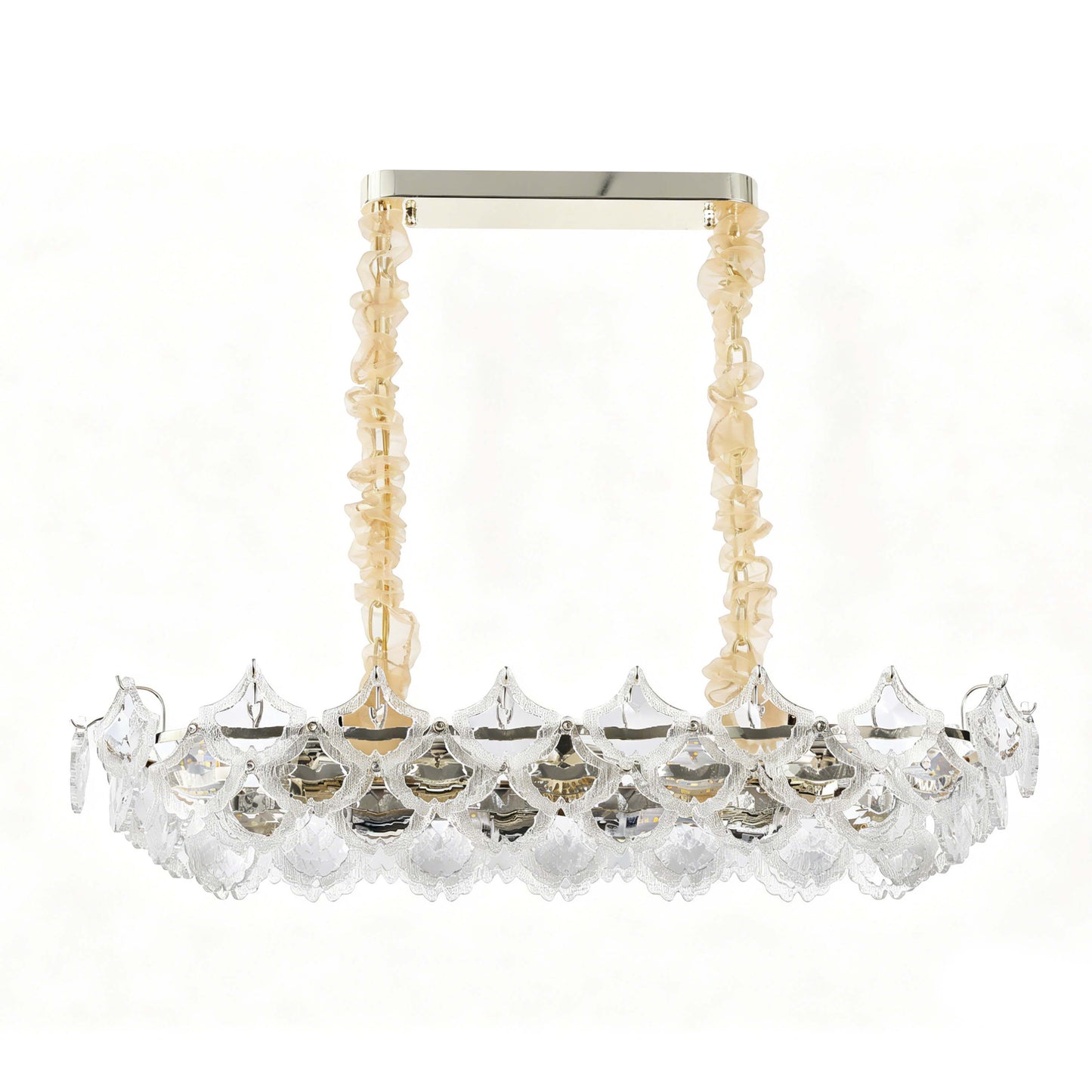 Luxury Gold Crystal Chandelier Collection M2123, 9 to 45 Light E14
