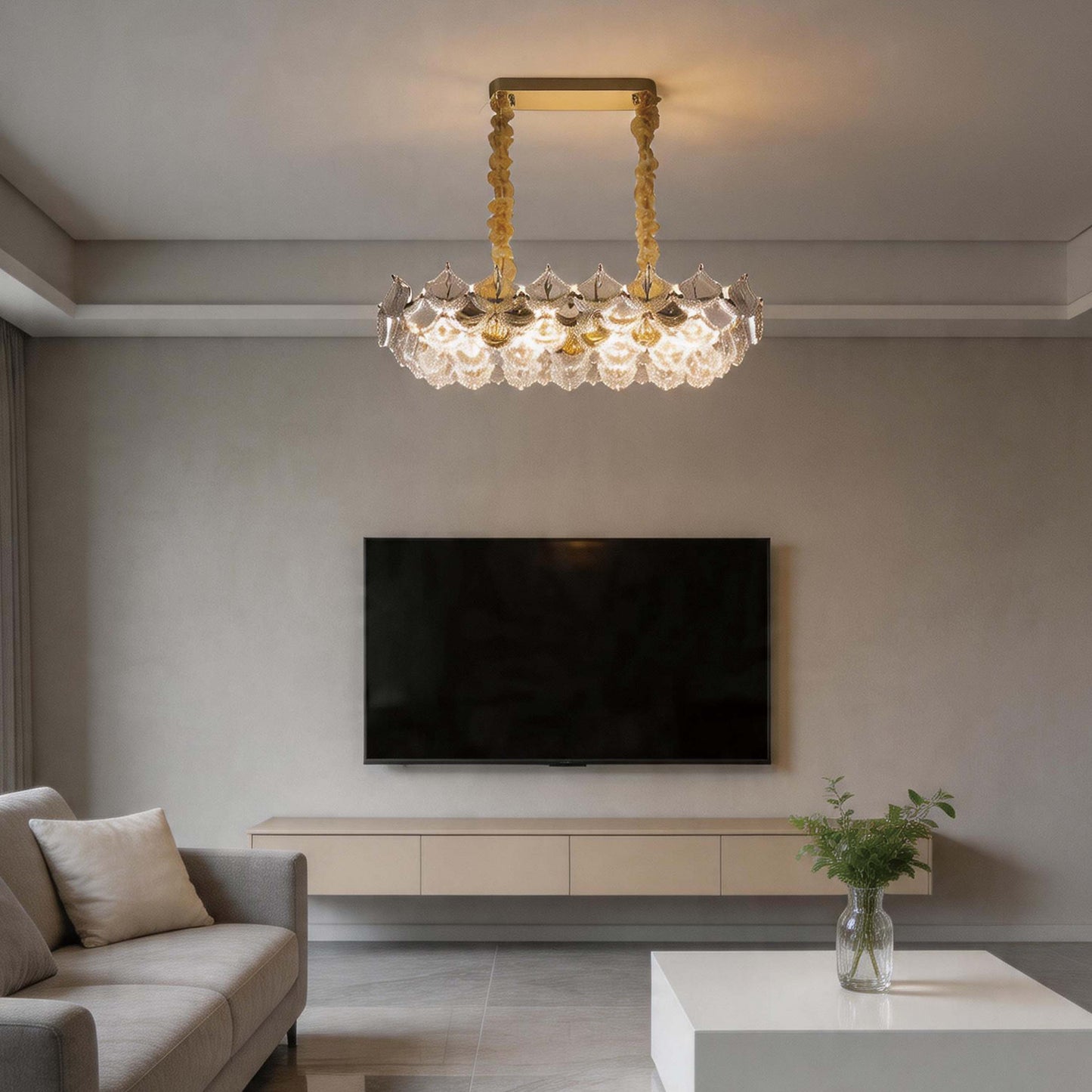Luxury Gold Crystal Chandelier Collection M2123, 9 to 45 Light E14
