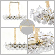 Luxury Gold Crystal Chandelier Collection M2123, 9 to 45 Light E14