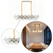 Luxury Gold Crystal Chandelier Collection M2123, 9 to 45 Light E14