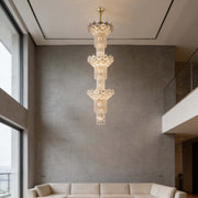 Luxury Gold Crystal Chandelier Collection M2123, 9 to 45 Light E14
