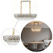 Luxury Gold & Crystal Empire Chandelier Collection M2158, 12 to 42 Light E14