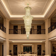 Luxury Gold & Crystal Empire Chandelier Collection M2158, 12 to 42 Light E14