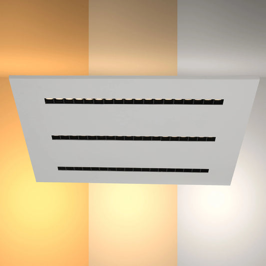 40W Lumin Essence OfficePro AntiGlare Laser LED Panel Light 40W 4000lm Low UGR 2x2ft 3CCT