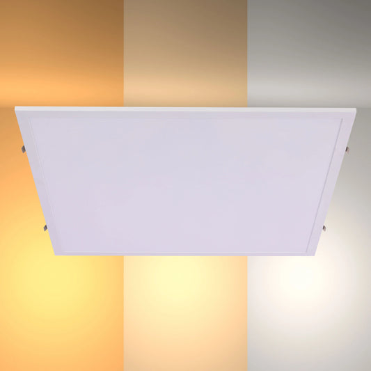 600x600 Luminous Switch 3CCT LED Panel Light 2x2ft 40W
