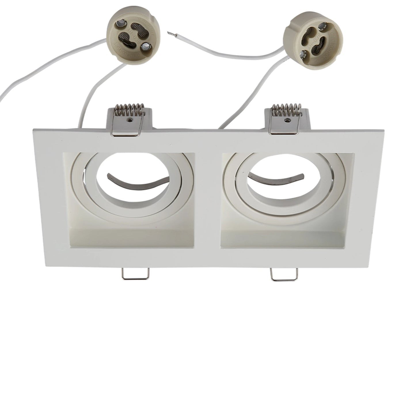 Grille Rectangle Recessed Tilt Downlight GU10