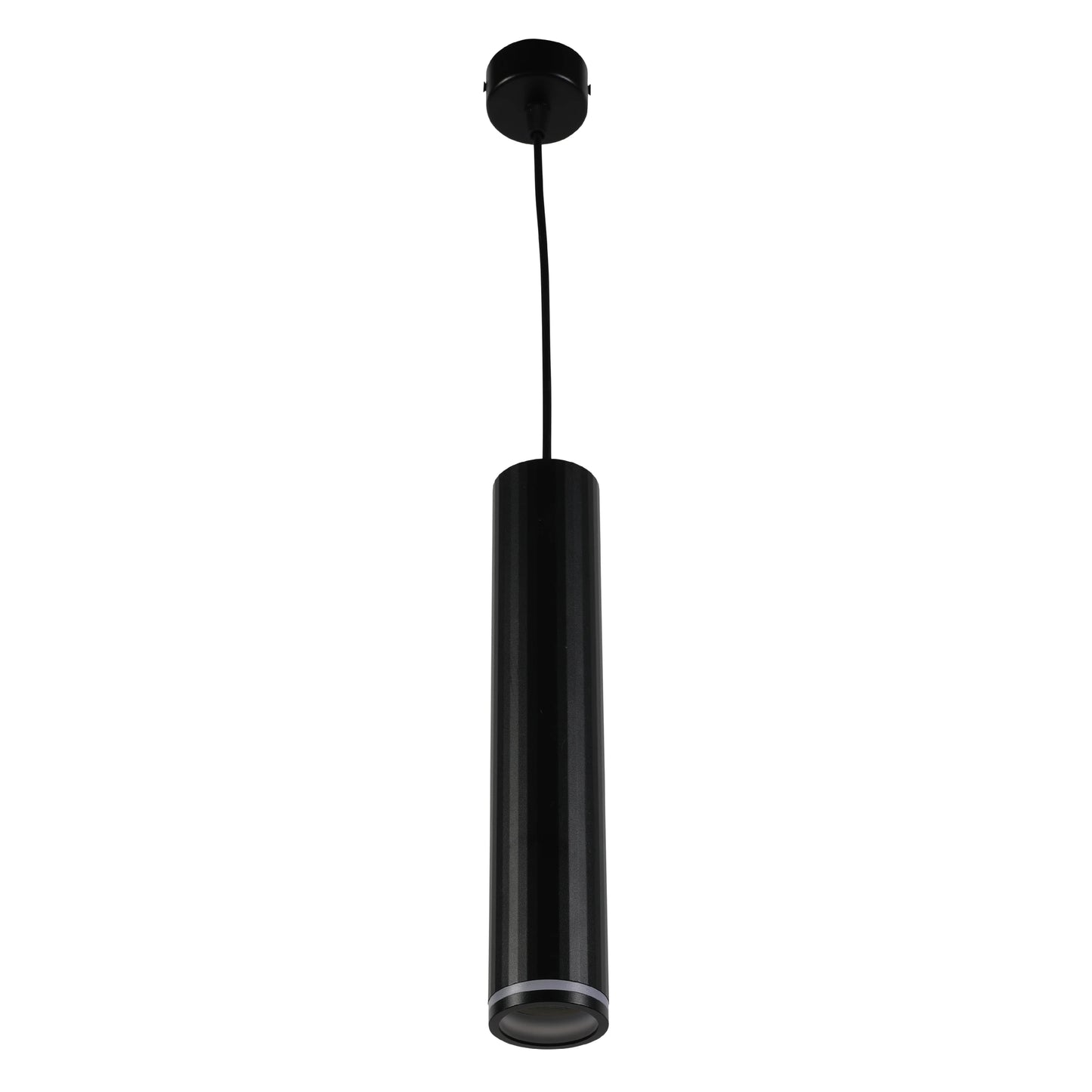 Black Cylinder Pendant Downlight GU10 Modern Minimalist