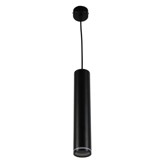 Black Cylinder Pendant Downlight GU10 Modern Minimalist