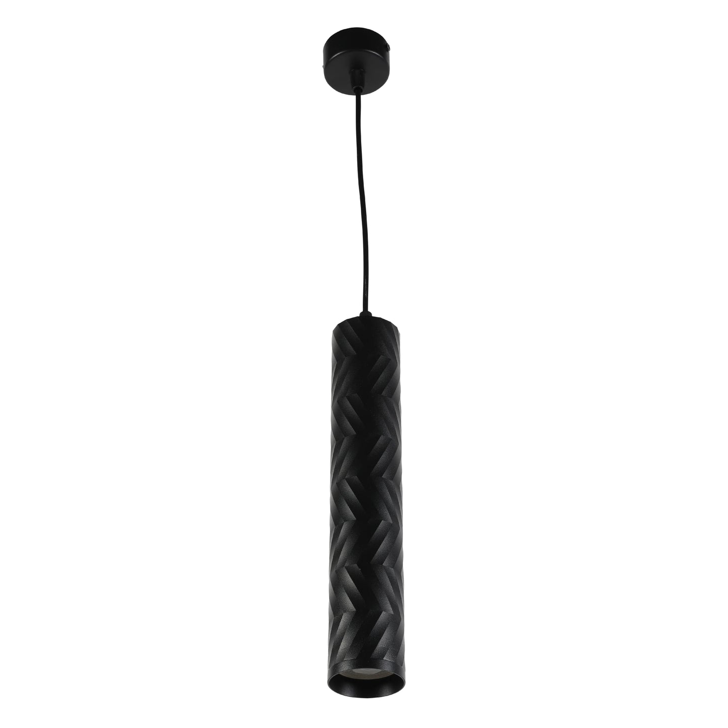Black Cylinder Pendant Downlight GU10 Modern Minimalist