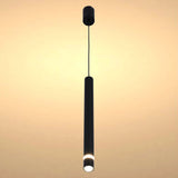 Slim Cylindrical LED Pendant Light - 7W, 4000K Cool White, IP20