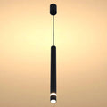 Slim Cylindrical LED Pendant Light - 7W, 4000K Cool White, IP20