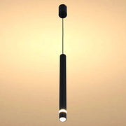 Slim Cylindrical LED Pendant Light - 7W, 4000K Cool White, IP20