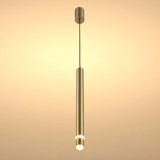 Slim Cylindrical LED Pendant Light - 7W, 4000K Cool White, IP20