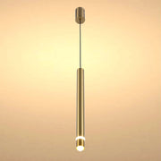 Slim Cylindrical LED Pendant Light - 7W, 4000K Cool White, IP20