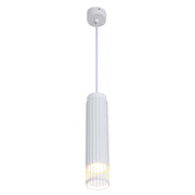 Cylindrical Slatted Pendant & Flush Mount Lights