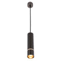 Geometric Textured Pendant Light - GU10 Fitting, Dimmable, 240mm Height