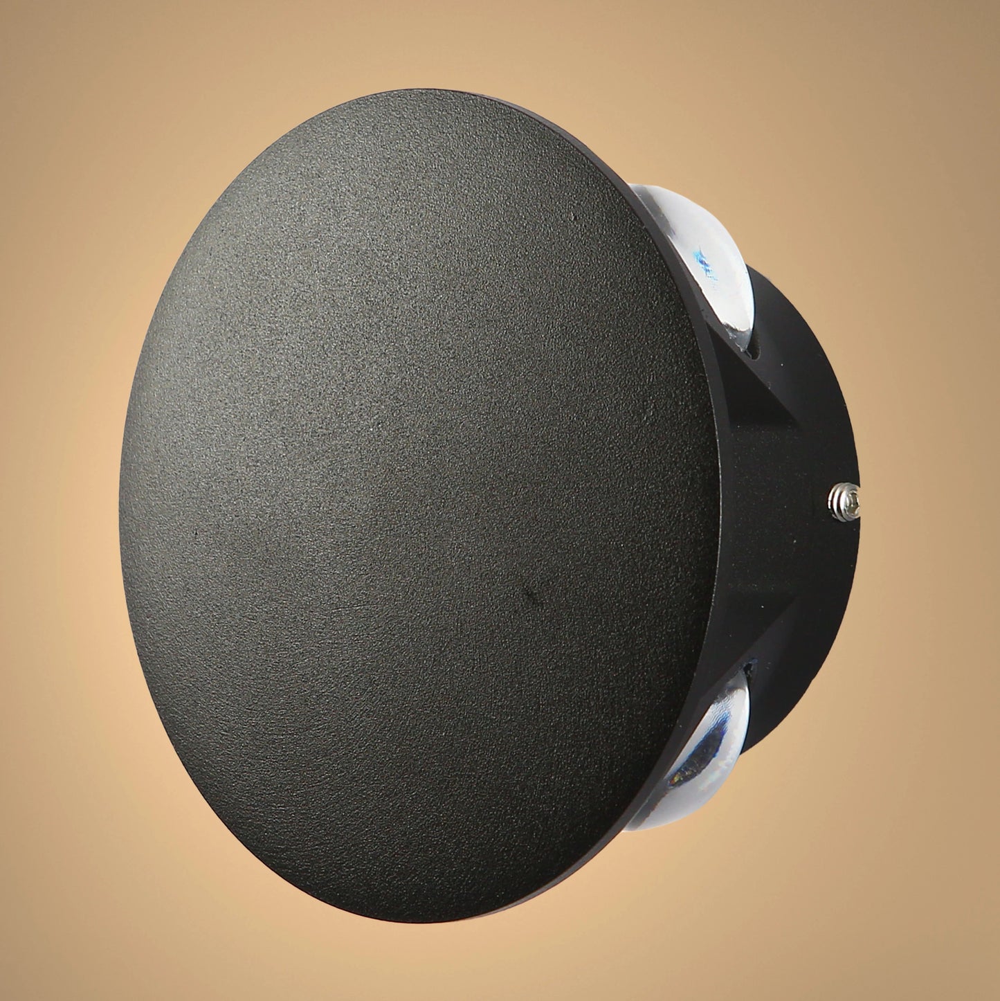 Black Compass 4 Way Outdoor Modern LED Wall Light