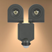 Wall-A Double Head Security Floodlight with PIR Sensor 20W Cool White 4000K 1