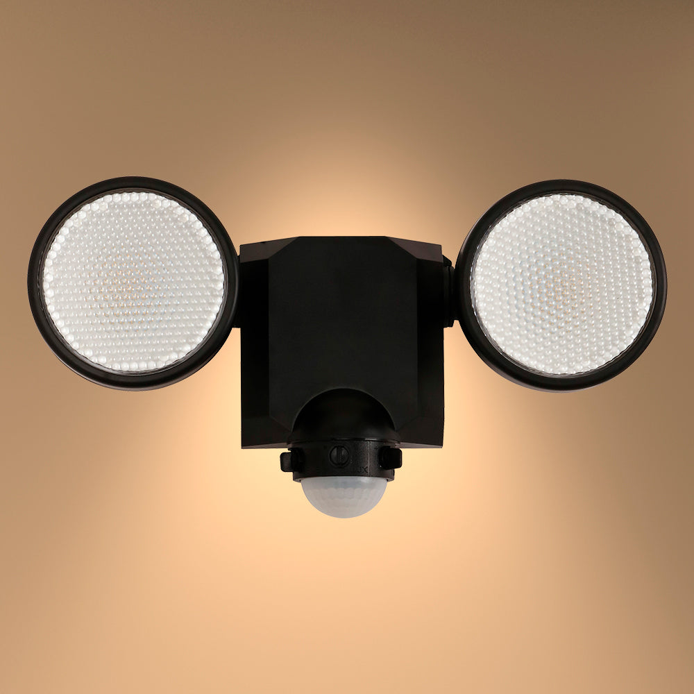 Wall-E Double Head Security Floodlight with PIR Sensor 20W Cool White 4000K