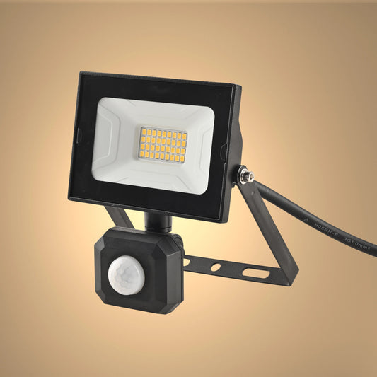 Apollo Security Flood Light with PIR Motion Sensor 4000K Cool White IP65