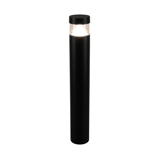 10W Modern Black LED Bollard Garden Light, 800mm, 3CCT Selectable IP65