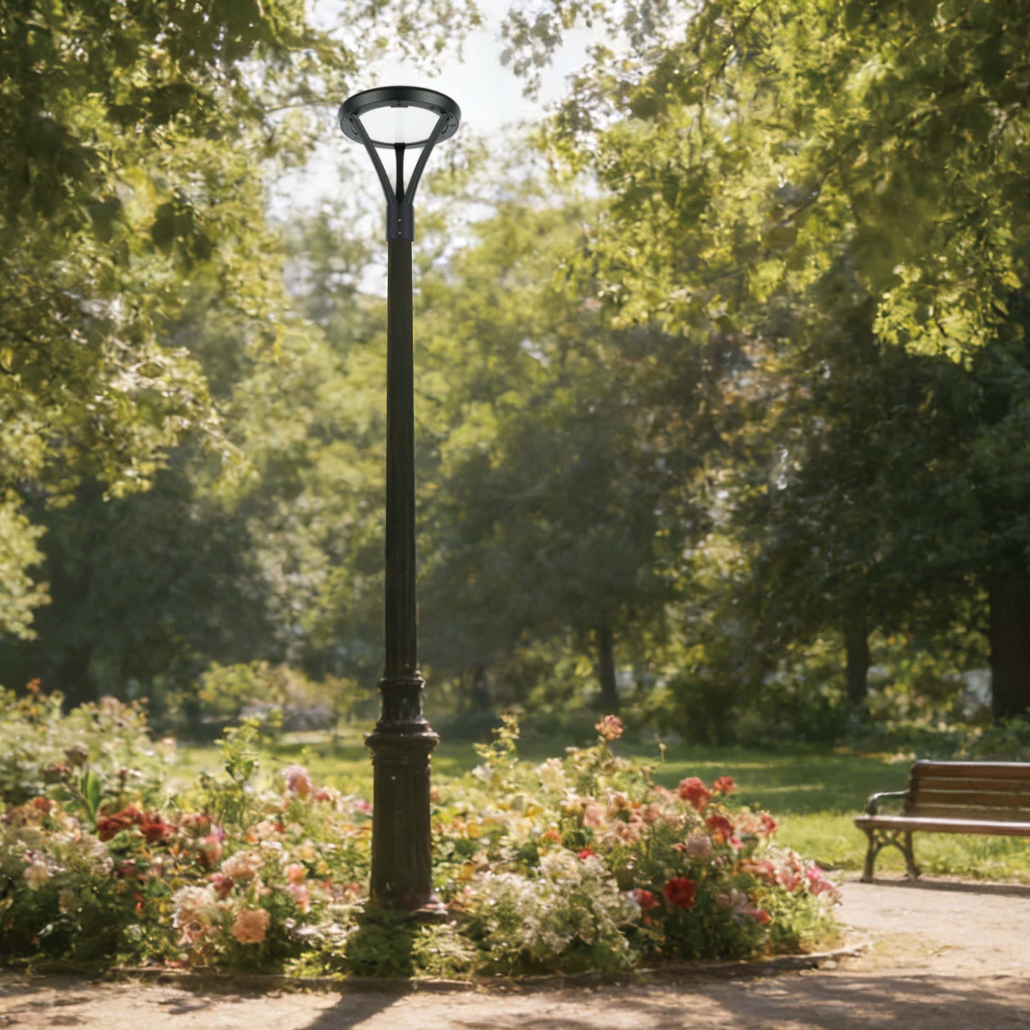 LED Outdoor Light Black ALP03-BK 100/80/60W 3CCT