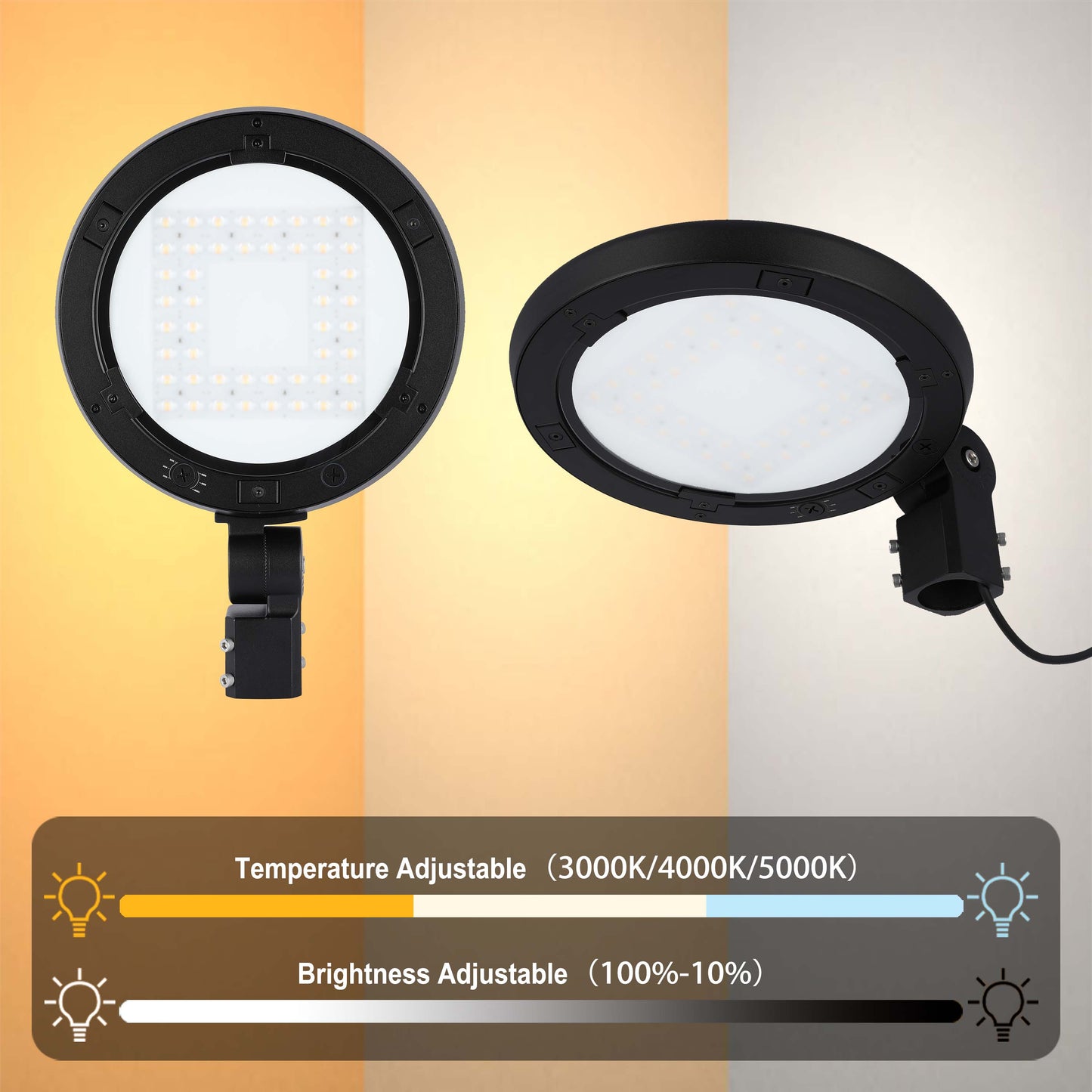 LED Outdoor Light Black ALP03-SFM 100/80/60W 3CCT
