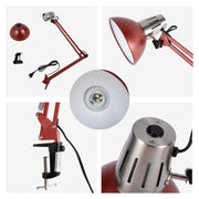 A stylish, adjustable desk lamp in a copper and silver finish, perfect for any home office or study.