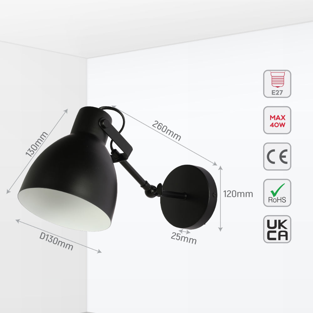 Adjustable Nordic Wall Light Spotlight 13