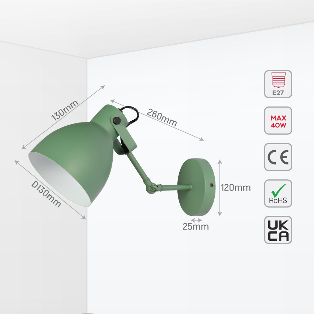 Adjustable Nordic Wall Light Spotlight 15