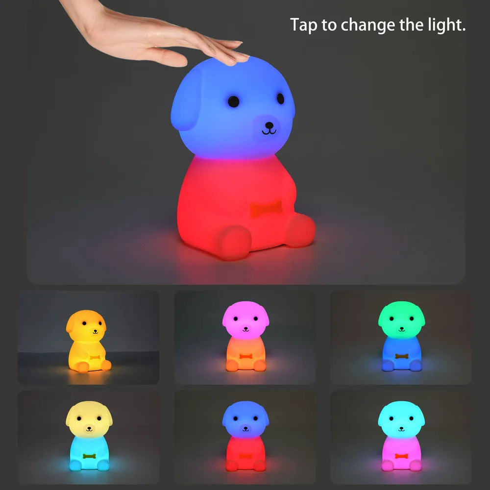 Details of the Adorable LED Rechargeable Night Light with Timer and Color-Changing Options-130-03774