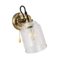 Glass Cone Wall Light Adjustable with Pull Down Switch 2