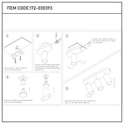 User manual for Astra Pearl Grey Cylinder GU10 Spotlight-172-030393