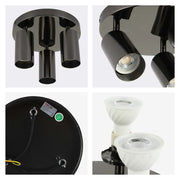 Details of the Astra Pearl Grey Cylinder GU10 Spotlight-172-030394