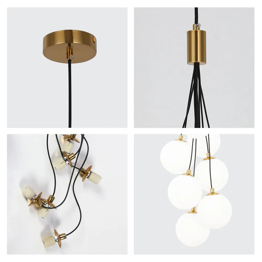 Close shot of the Balloon Cluster Pendant Light-159-18260