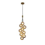 Glass Pendant Light TEKLED Balloon Cluster Pendant Light-Smoky-159-18262