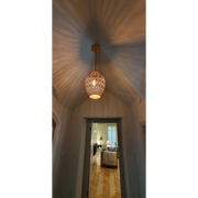 Antique Brass or Brown Gold Moroccan Style Dome Pendant Ceiling Light E27 - Antique Brass - Step nice light effects